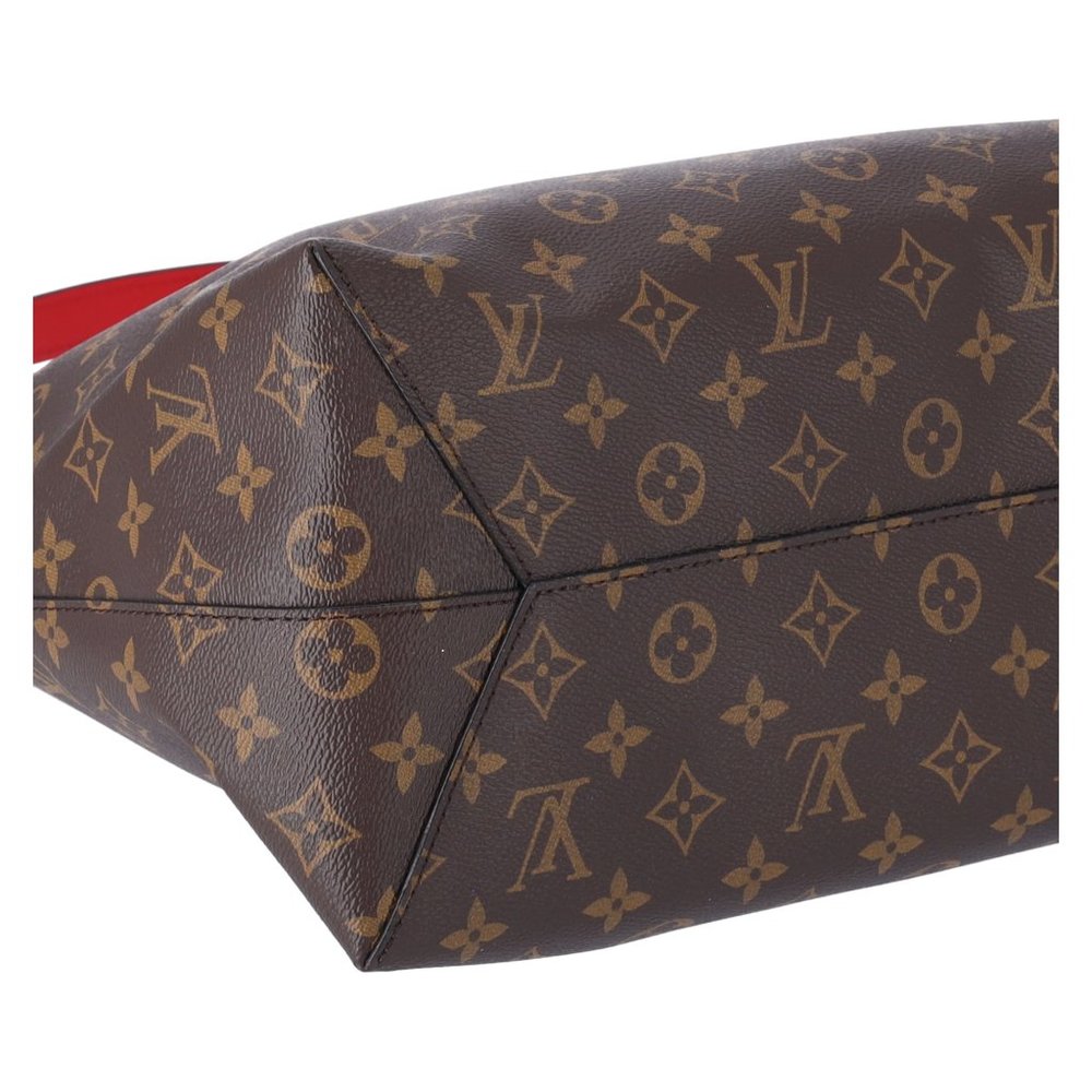 Louis Vuitton M43630 Flower Hobo Shoulder Bag Brown Monogram Red - Picture 8 of 16